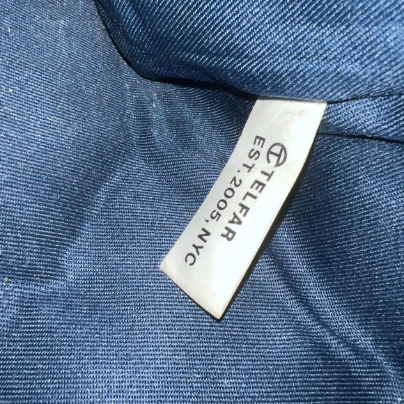 Telfar Metallic Cobalt Blue Medium Shopper, great condition! - Picture 16 of 16